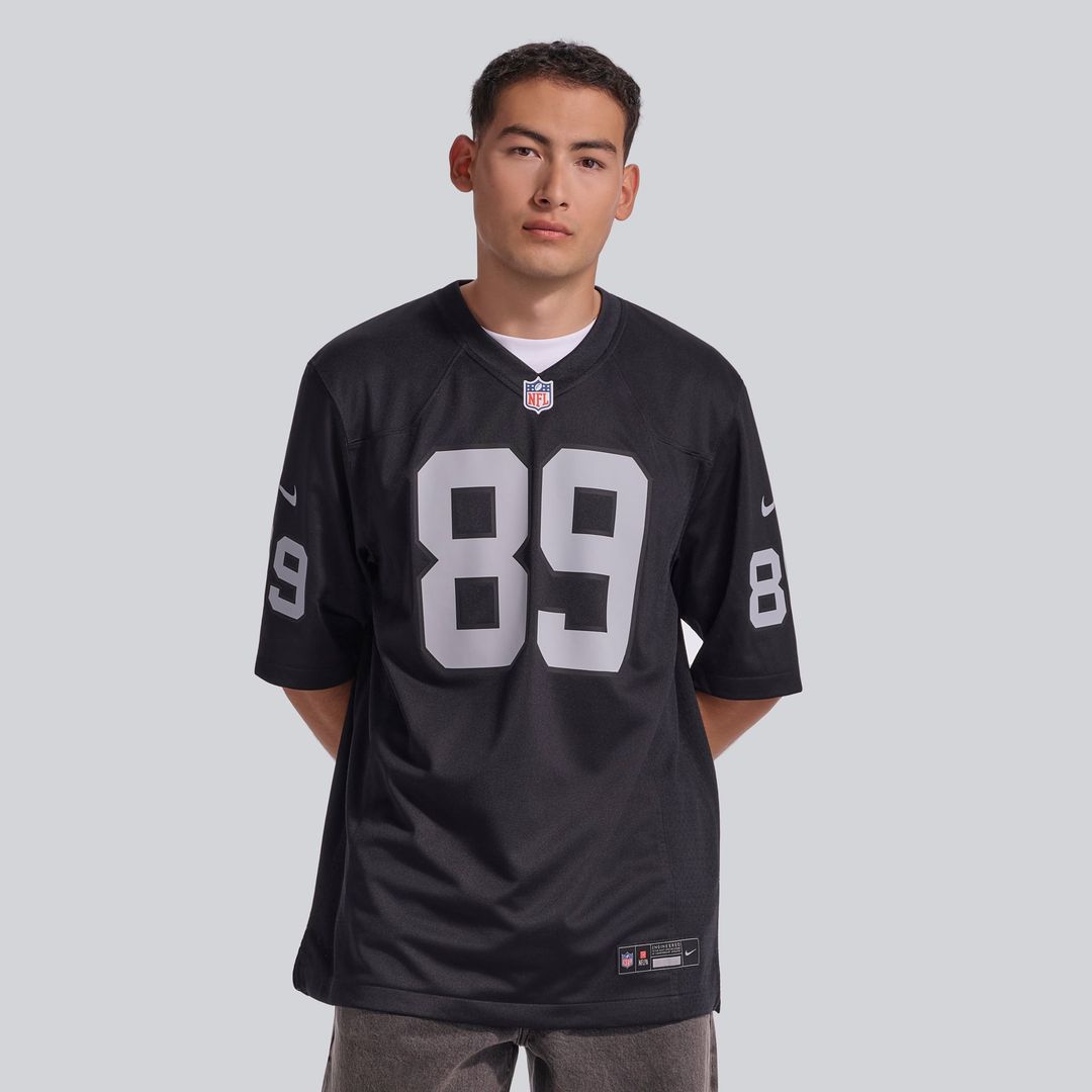 Brock Bowers Las Vegas Raiders Nike Black Player Game Jersey