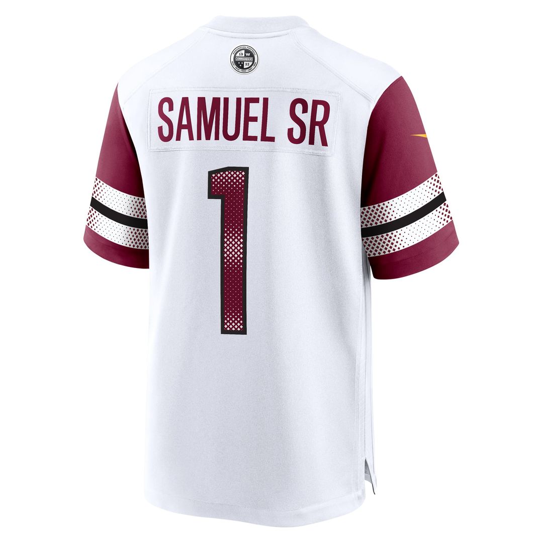Deebo Samuel Sr Washington Commanders Nike White Game Player Jersey