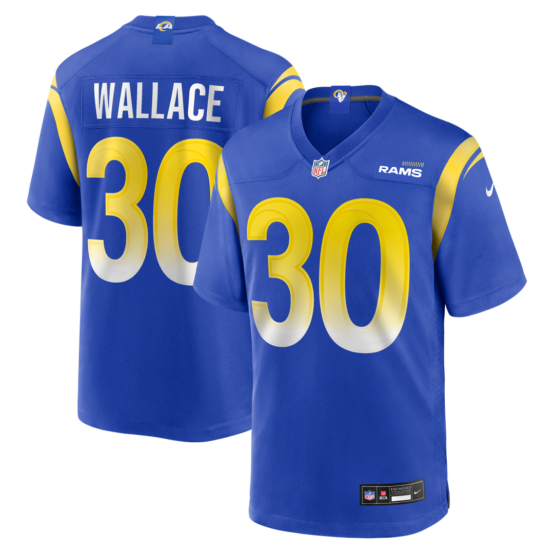 Josh Wallace Los Angeles Rams Nike Royal Game Jersey