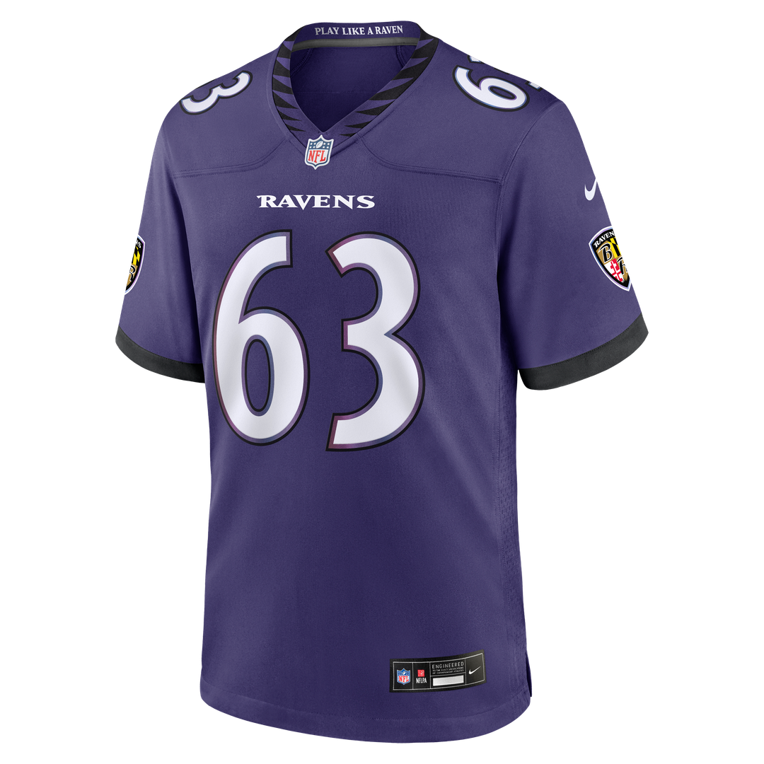 Danny Pinter Baltimore Ravens Nike Purple Team Game Jersey