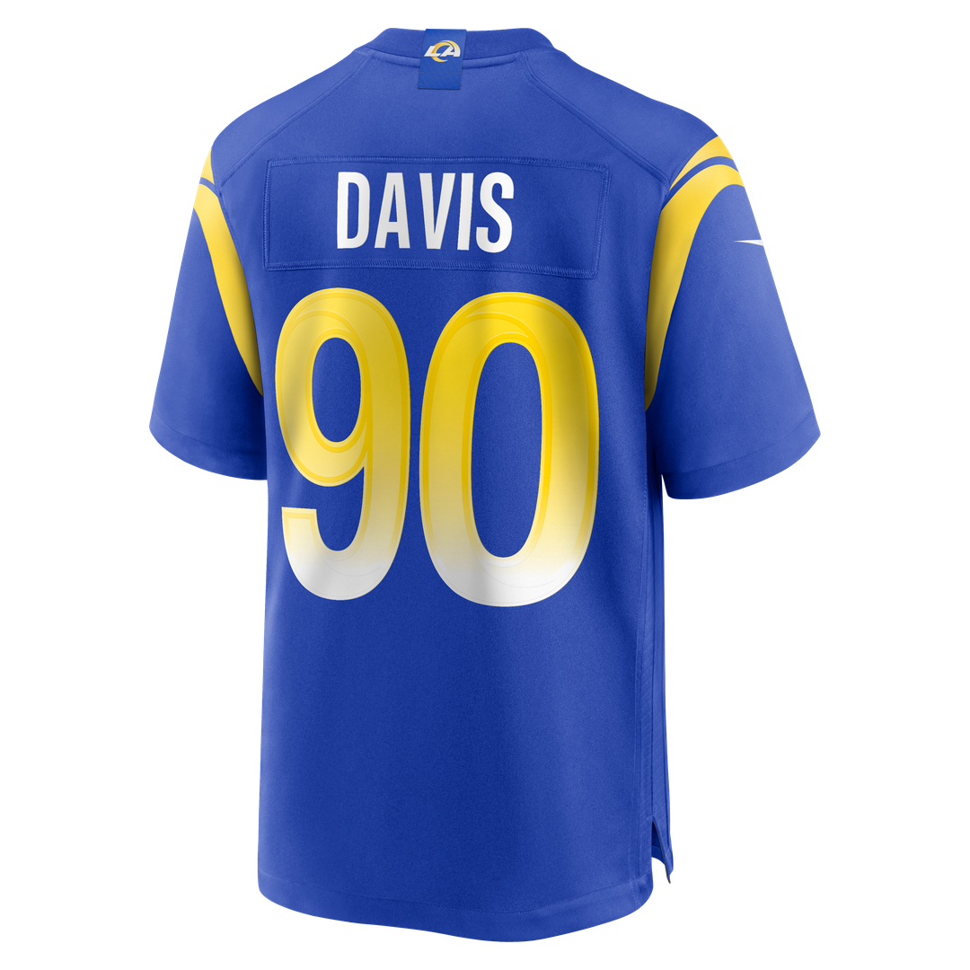 Tyler Davis Los Angeles Rams Nike Royal Team Game Jersey