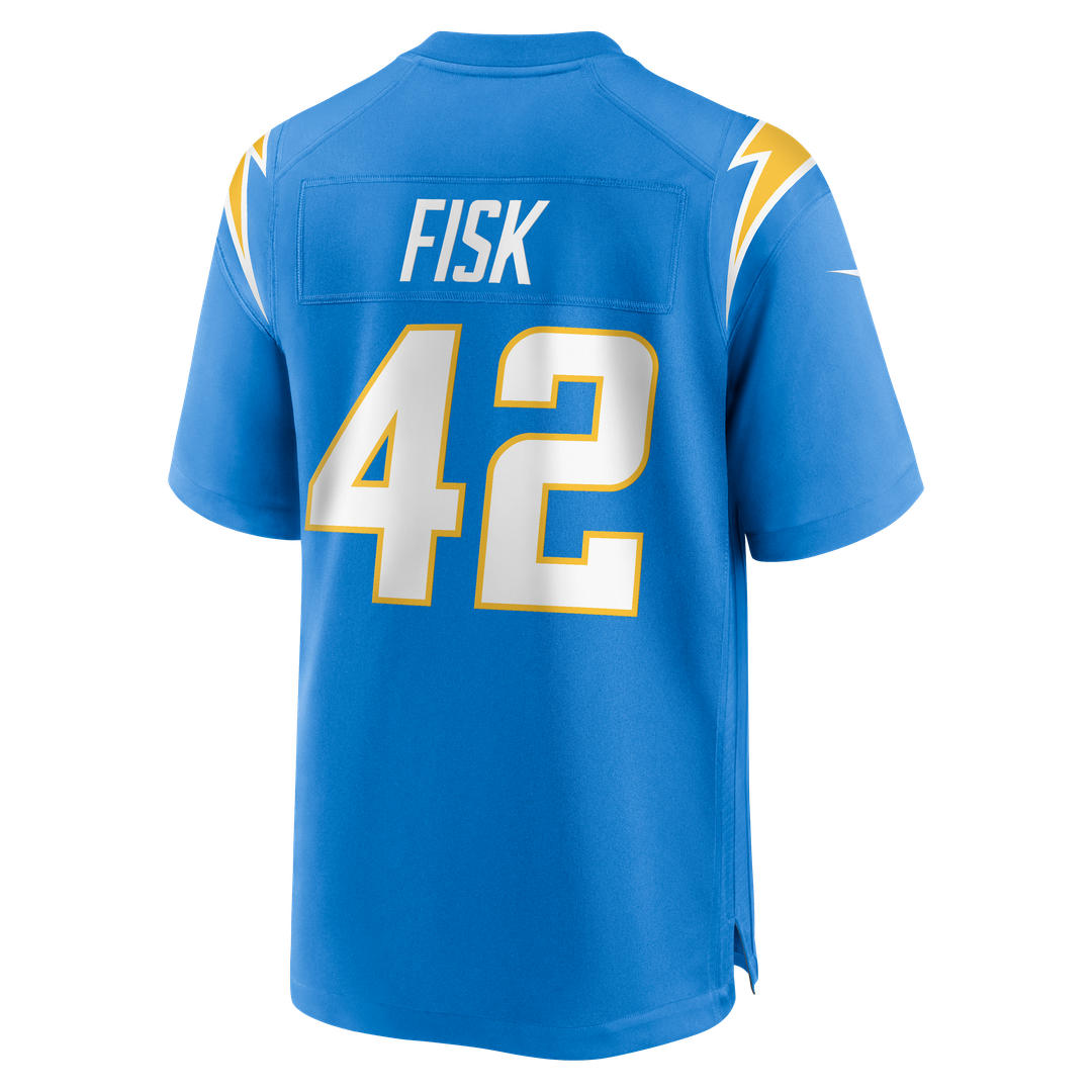 Tucker Fisk Los Angeles Chargers Nike Powder Blue Team Game Jersey