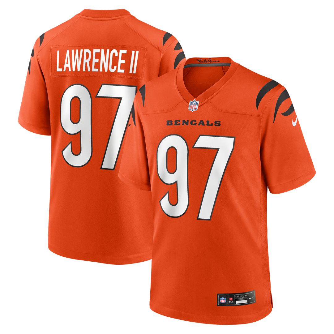 Dexter Lawrence II Cincinnati Bengals Nike Black Game Jersey