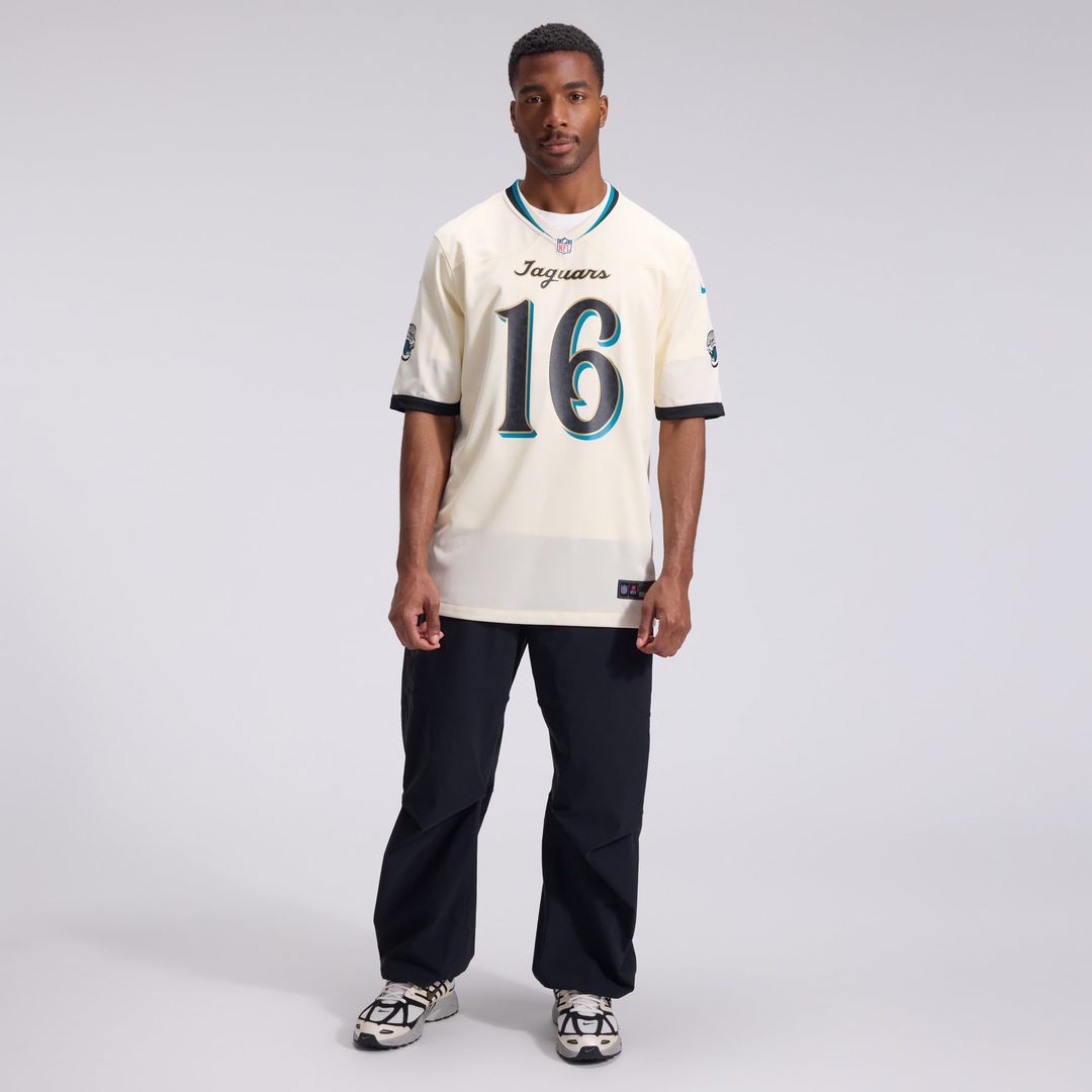 Trevor Lawrence Jacksonville Jaguars Nike Natural 2026 Rivalries Collection Game Jersey