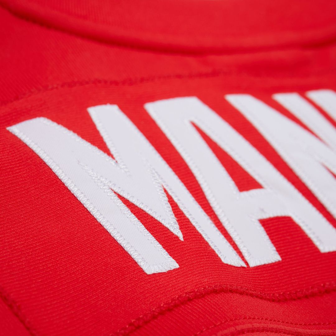 Eli Manning New York Giants Mitchell & Ness Red 2004 Legacy Replica Jersey