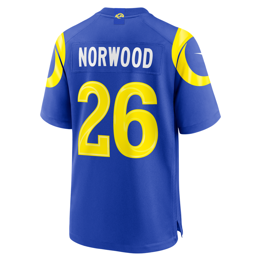 Drey Norwood Los Angeles Rams Nike Royal Game Jersey