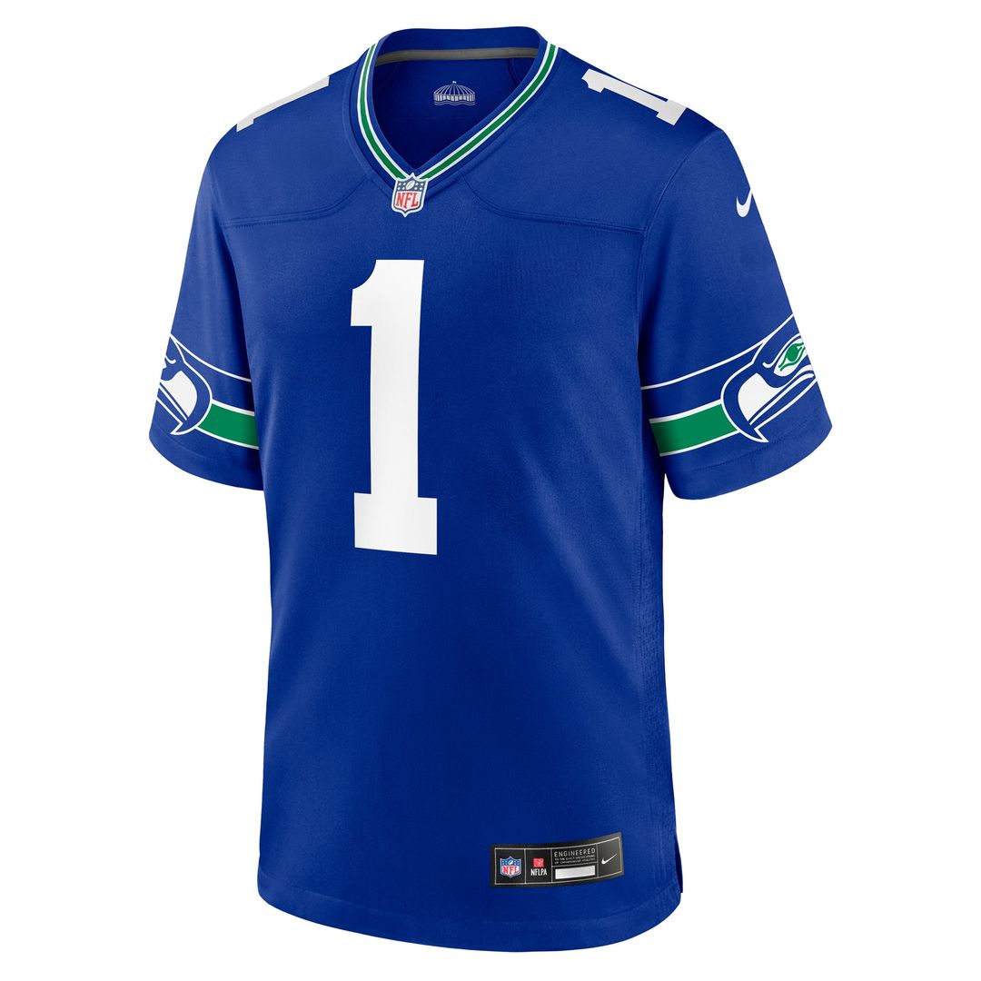 Warren Moon Seattle Seahawks Nike Royal Retired Player Alternate Game Jersey