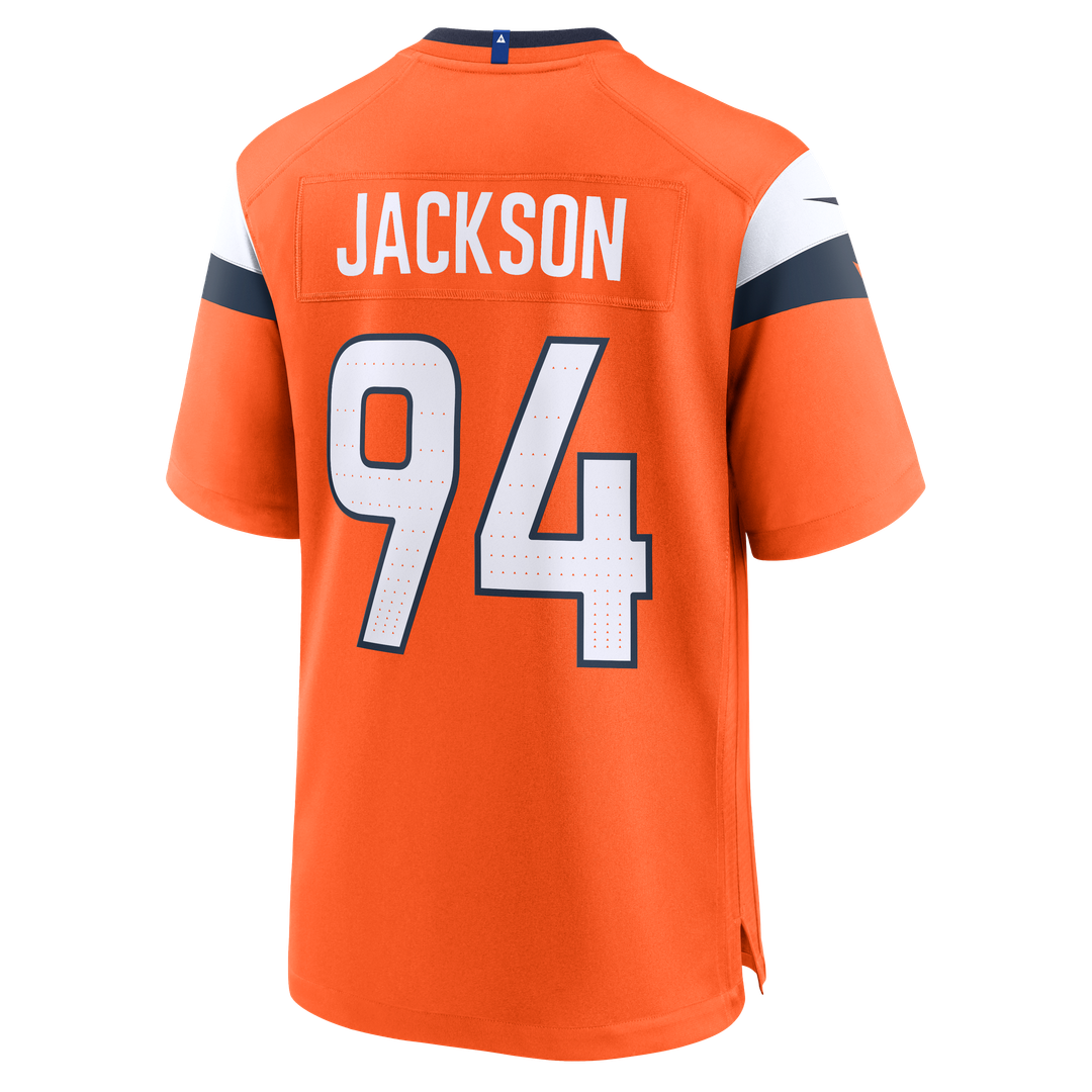 Jordan Jackson Denver Broncos Nike Orange Team Game Jersey