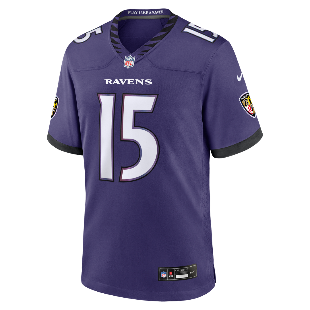 Mike Green Baltimore Ravens Nike Purple Team Game Jersey