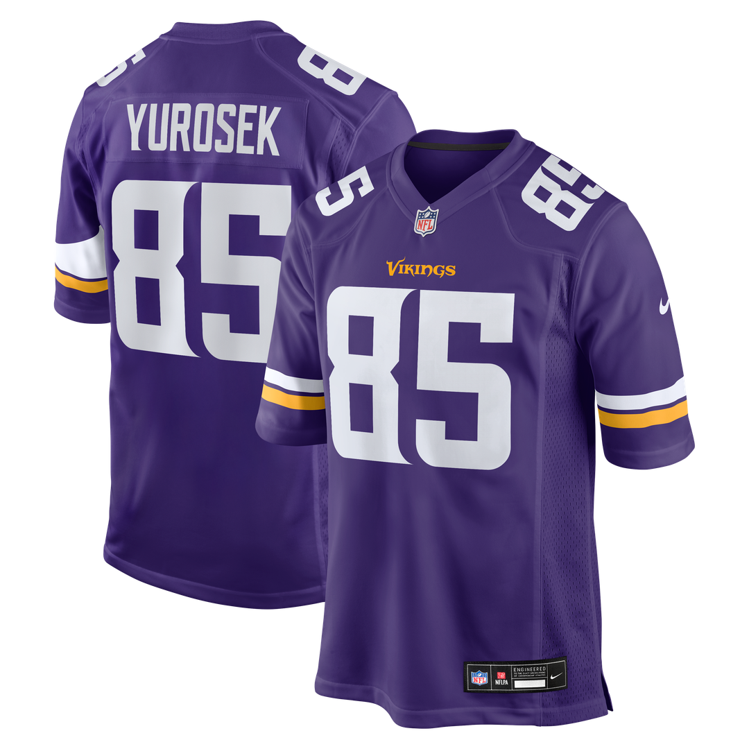 Ben Yurosek Minnesota Vikings Nike Purple Team Game Jersey