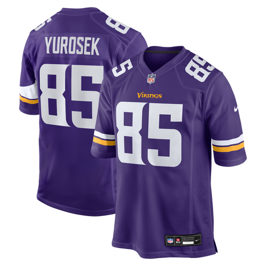 Ben Yurosek Minnesota Vikings Nike Purple Team Game Jersey