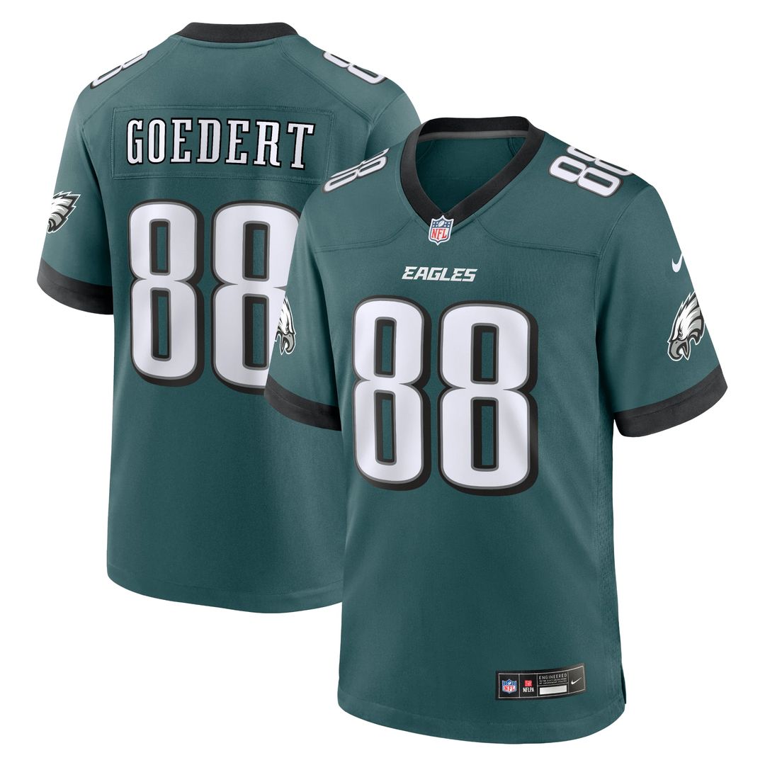 Dallas Goedert Philadelphia Eagles Nike Midnight Green Team Game Jersey