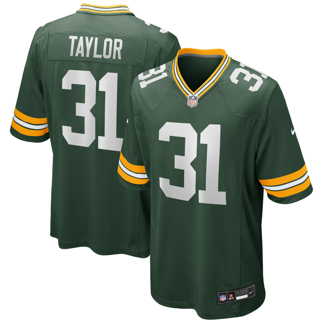Jim Taylor Green Bay Packers Nike Green Game Retired Player Jersey