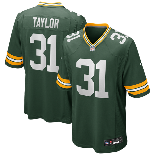 Jim Taylor Green Bay Packers Nike Green Game Retired Player Jersey