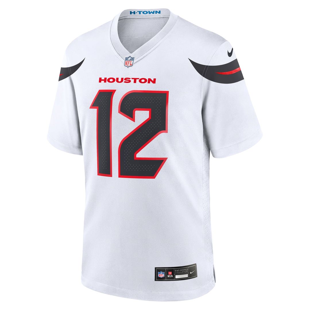 Nico Collins Houston Texans Nike Navy Game Jersey
