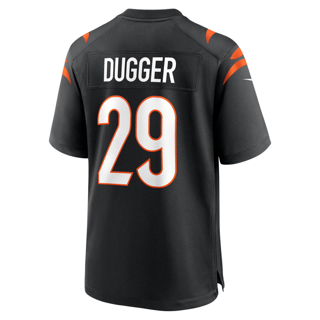 Kyle Dugger Cincinnati Bengals Nike Black Team Game Jersey