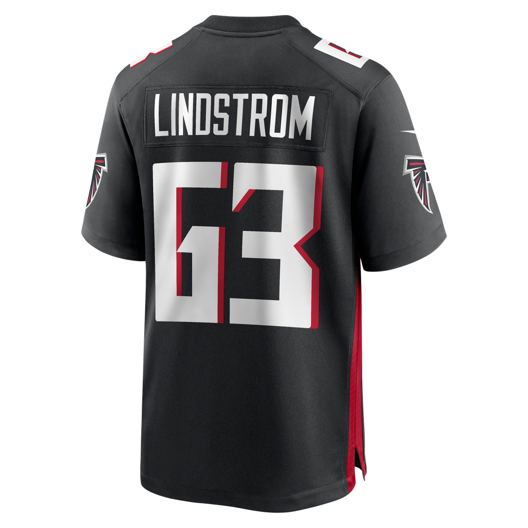 Chris Lindstrom Atlanta Falcons Nike Black Game Jersey