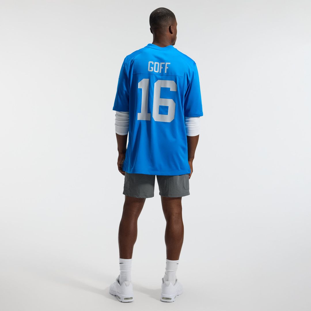 Jared Goff Detroit Lions Nike Blue Alternate Game Jersey