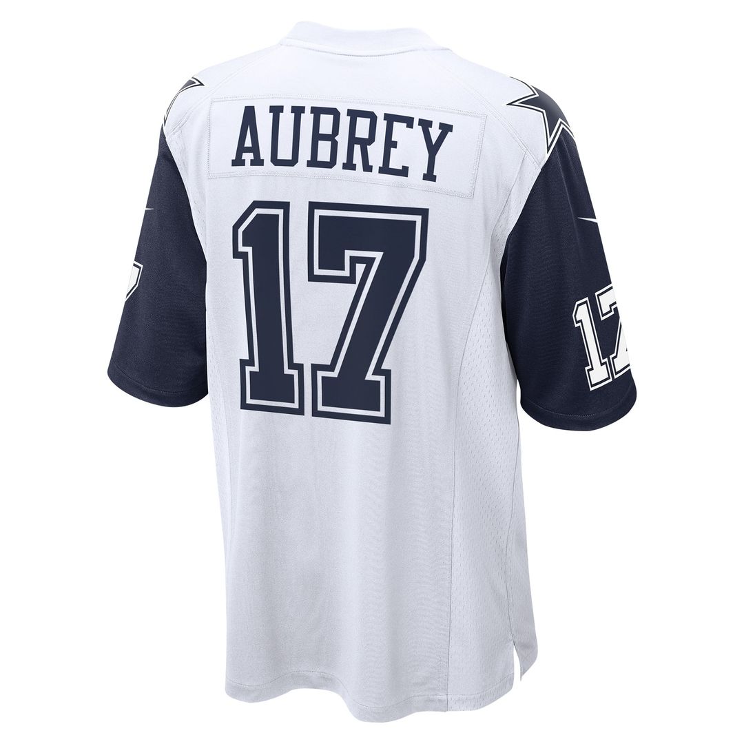 Brandon Aubrey Dallas Cowboys Nike White Alternate Game Team Jersey