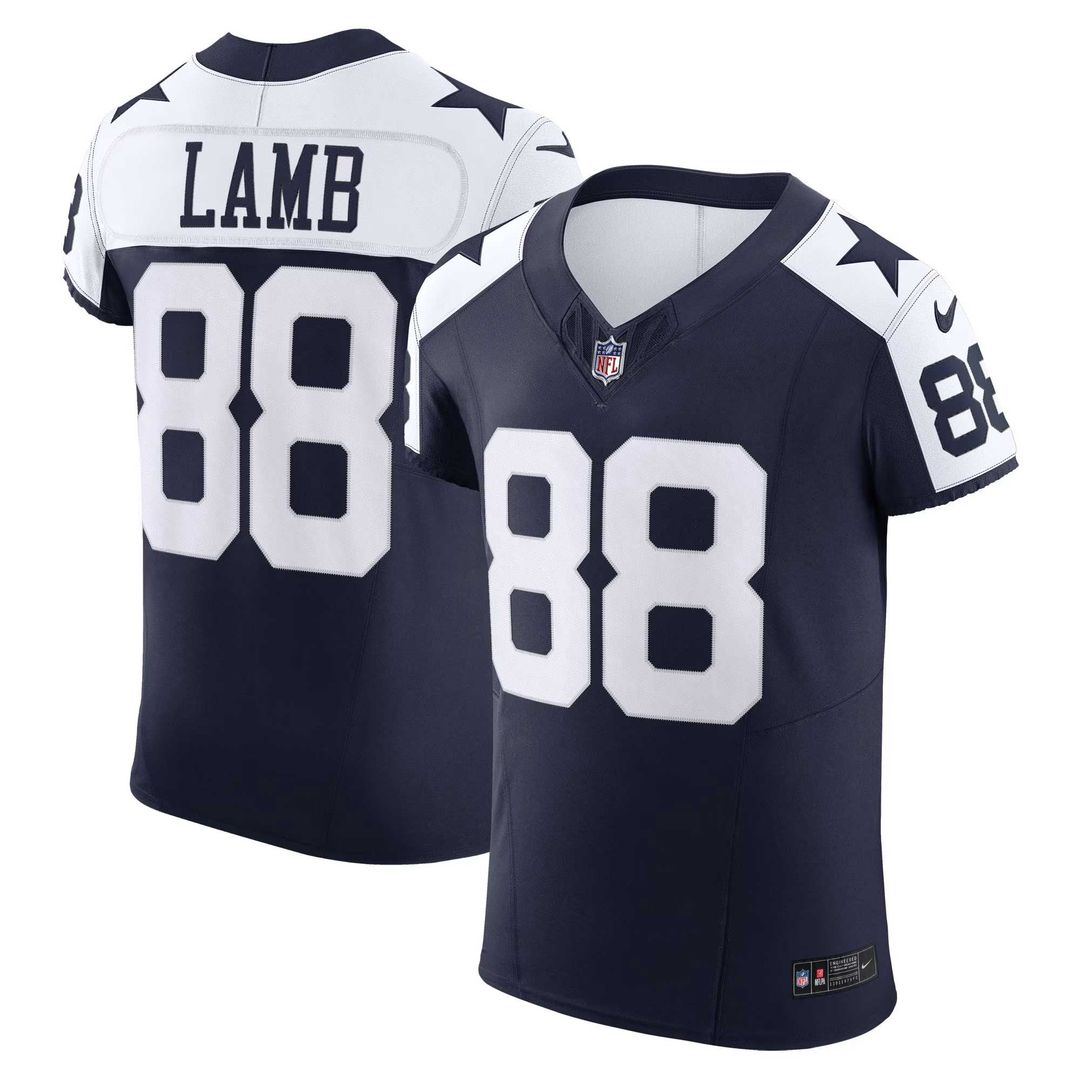 CeeDee Lamb Dallas Cowboys Nike Navy Alternate Vapor F.U.S.E. Elite Jersey