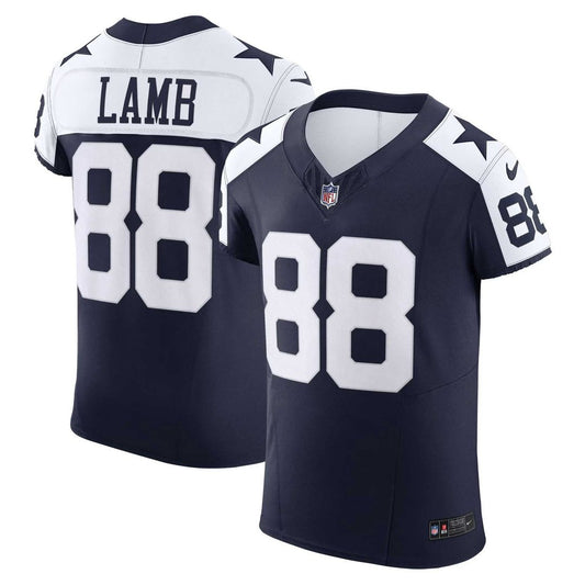 CeeDee Lamb Dallas Cowboys Nike Navy Alternate Vapor F.U.S.E. Elite Jersey