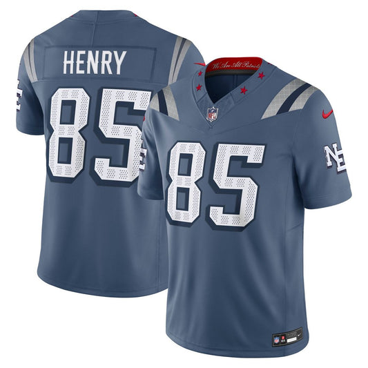 Hunter Henry New England Patriots Nike Blue Rivalries Collection Stitched Limited Jersey