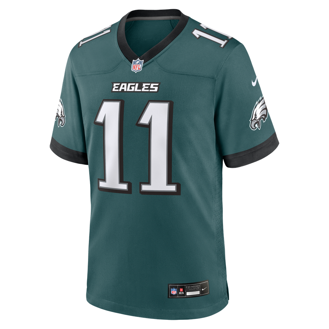 Jihaad Campbell Philadelphia Eagles Nike Midnight Green Team Game Jersey