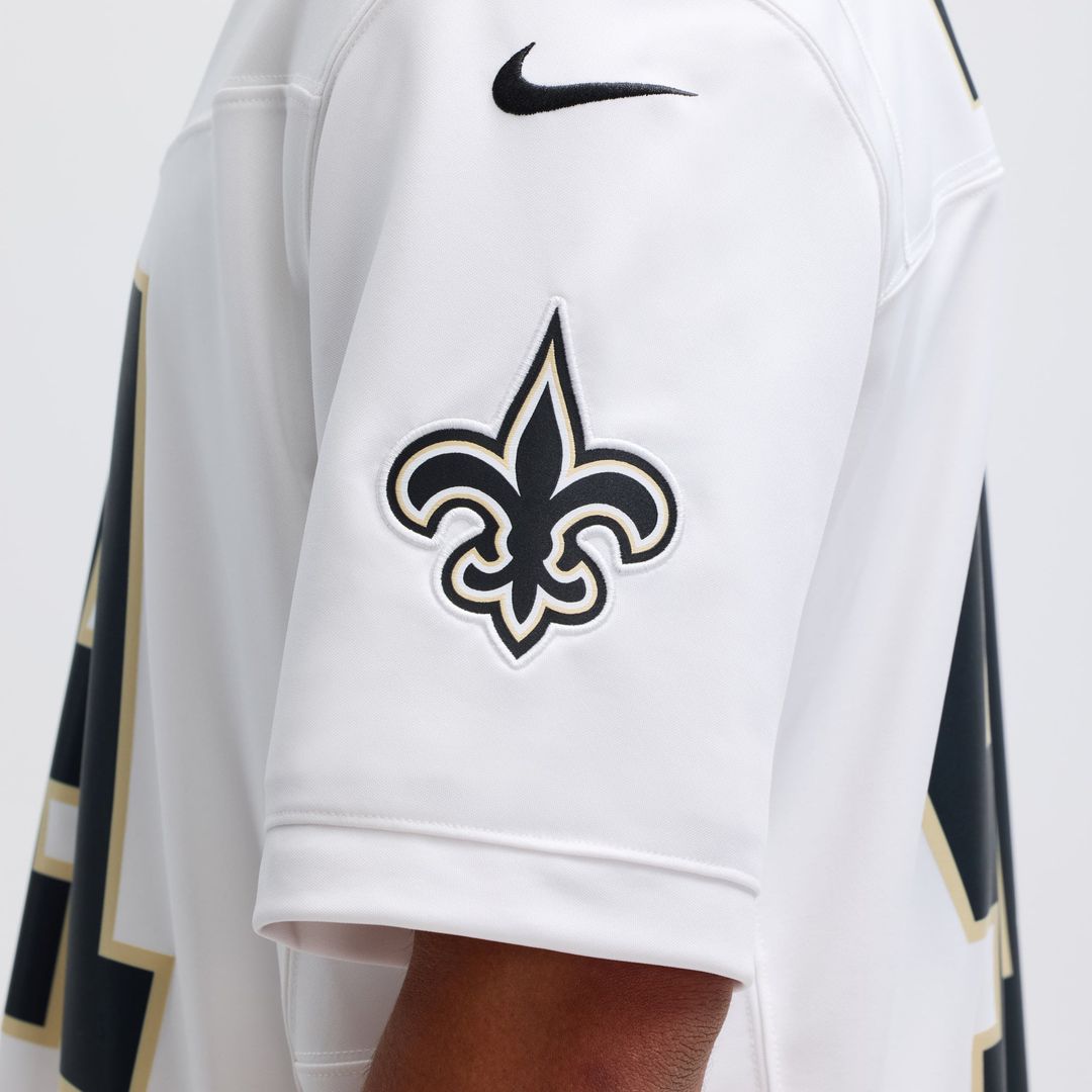 Alvin Kamara New Orleans Saints Nike White Vapor F.U.S.E. Limited Jersey