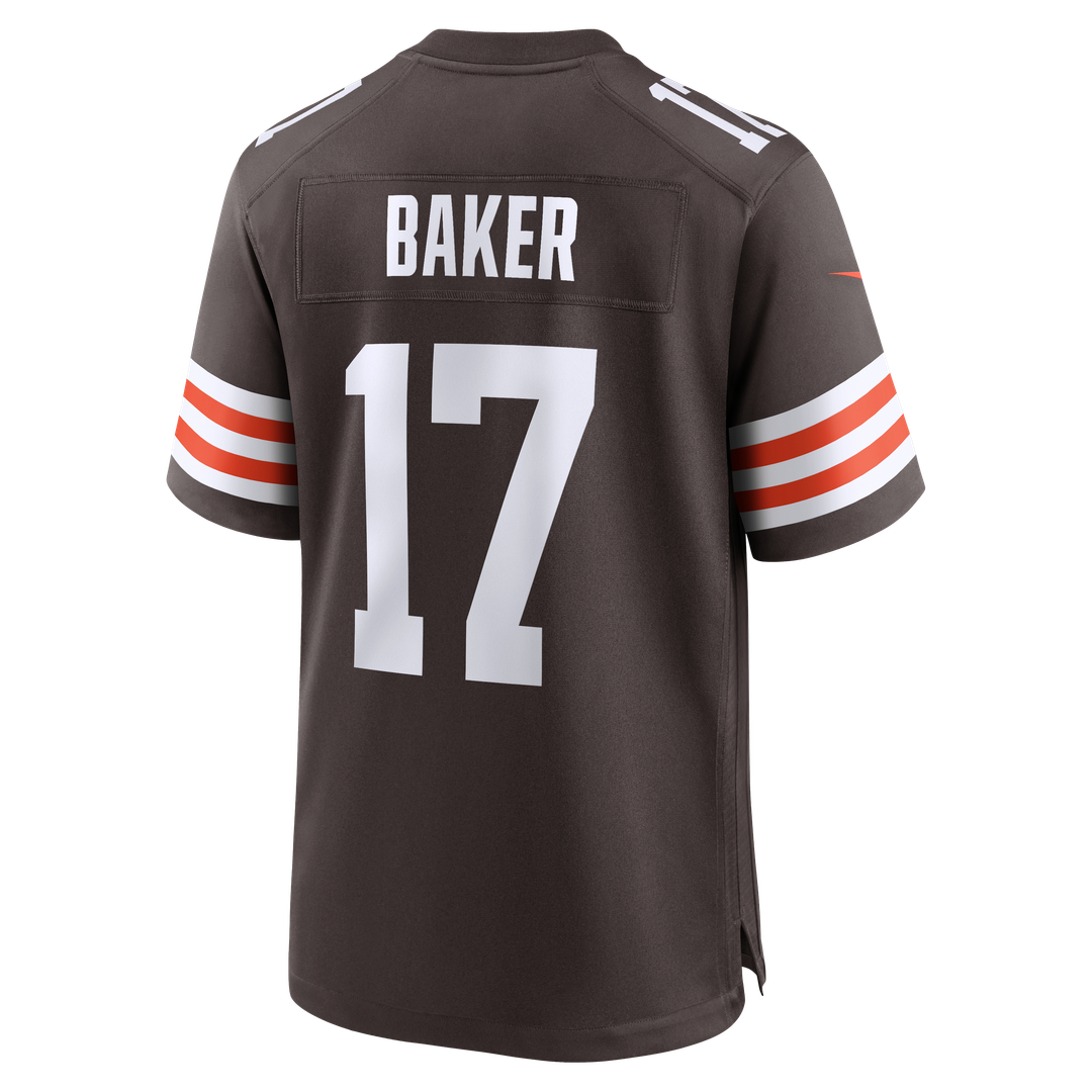 Jerome Baker Cleveland Browns Nike Brown Team Game Jersey