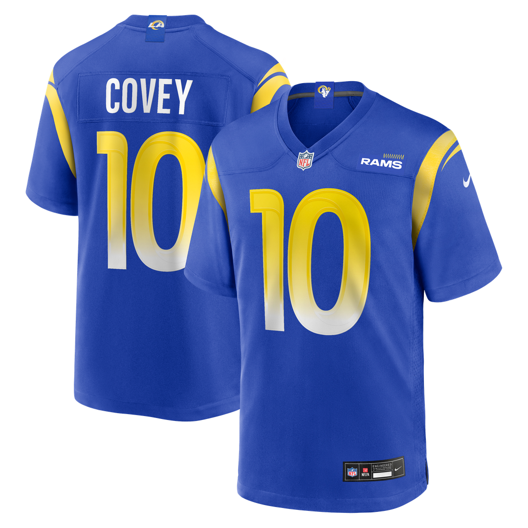Britain Covey Los Angeles Rams Nike Royal Team Game Jersey