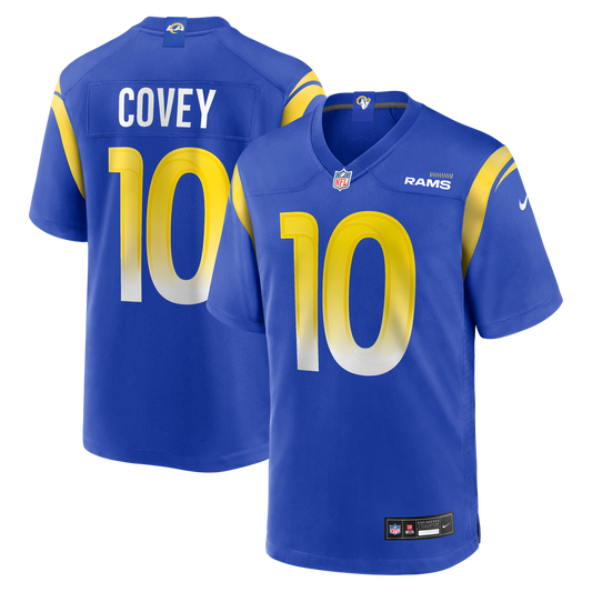 Britain Covey Los Angeles Rams Nike Royal Team Game Jersey