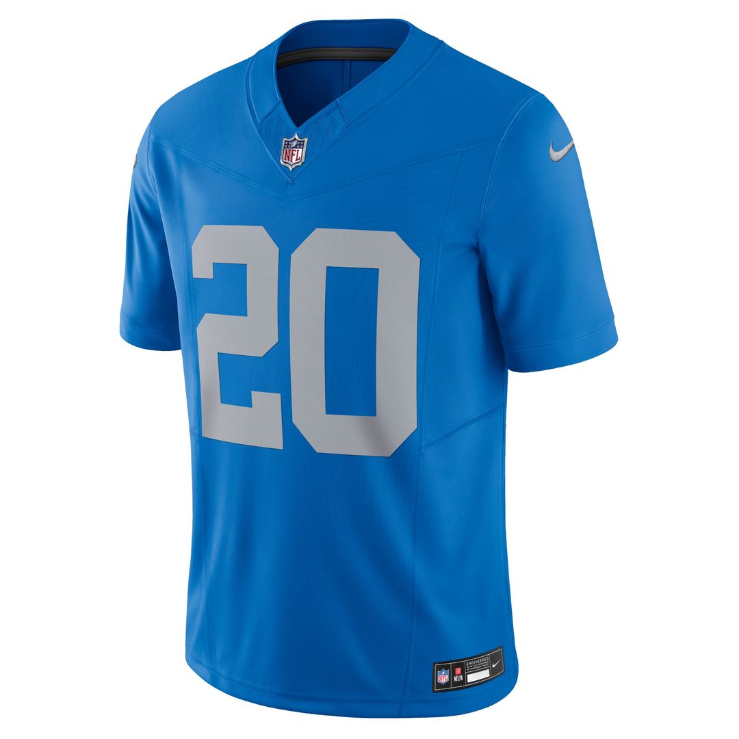 Barry Sanders Detroit Lions Nike Blue Vapor F.U.S.E. Alternate Limited Jersey