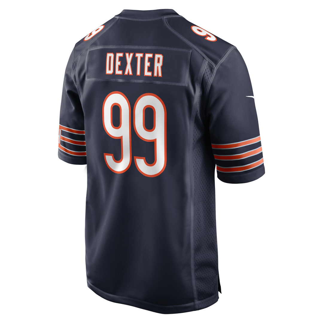 Gervon Dexter Sr Chicago Bears Nike Navy Team Game Jersey
