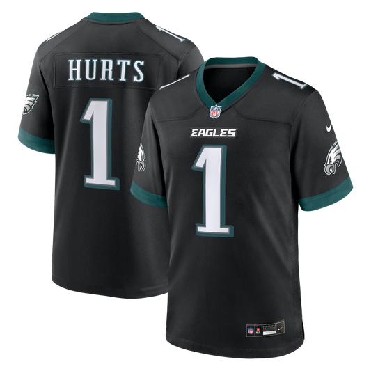 Jalen Hurts Philadelphia Eagles Nike Black Alternate Game Jersey
