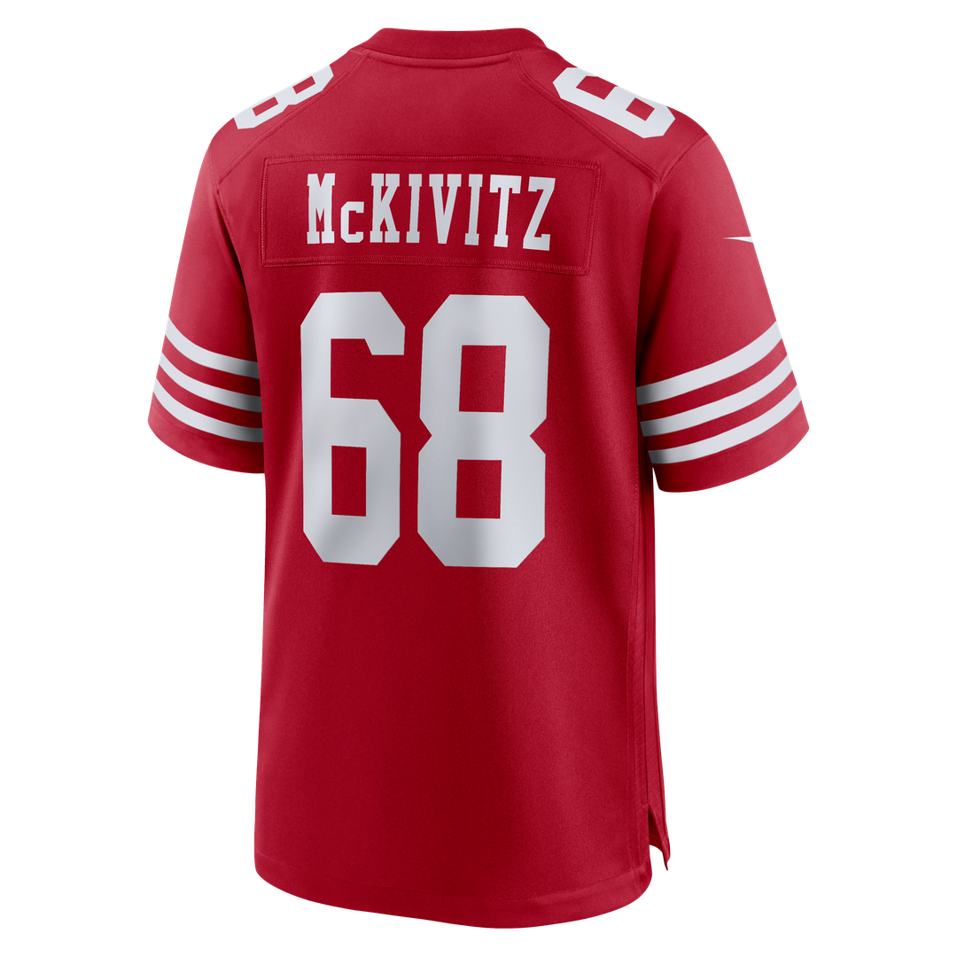 Colton McKivitz San Francisco 49ers Nike Scarlet Game Jersey