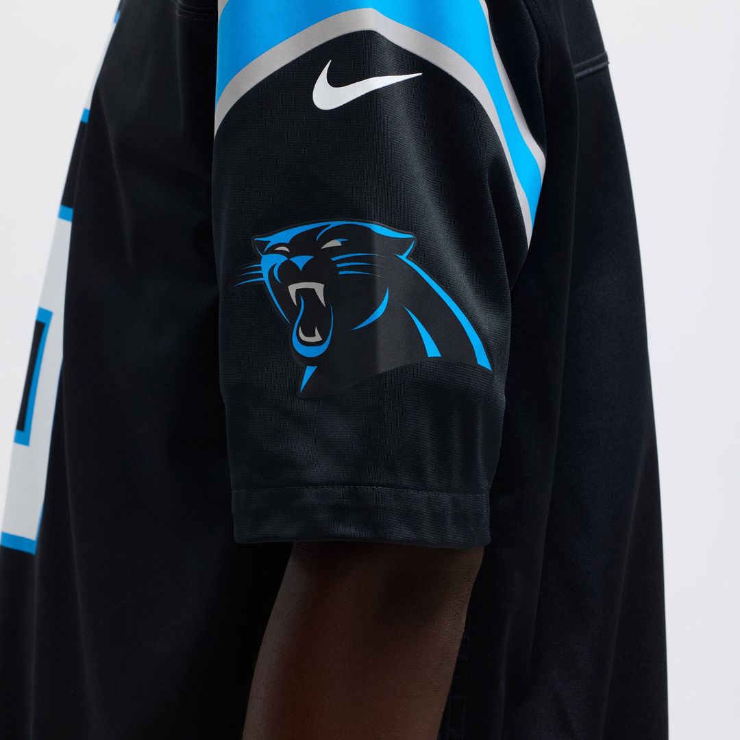 Bryce Young Carolina Panthers Nike Black Team Game Jersey
