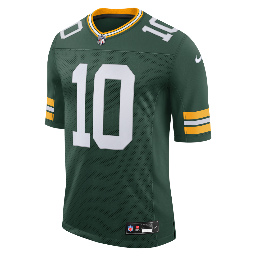 Jordan Love Green Bay Packers Nike Green Vapor Untouchable Stitched Limited Jersey