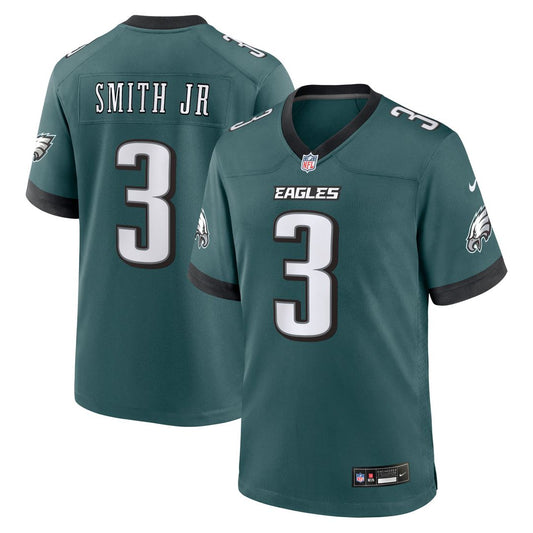 Nolan Smith Jr. Philadelphia Eagles Nike Midnight Green Team Game Jersey