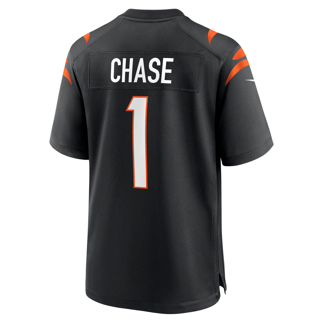 Ja'Marr Chase Cincinnati Bengals Nike Black Game Jersey