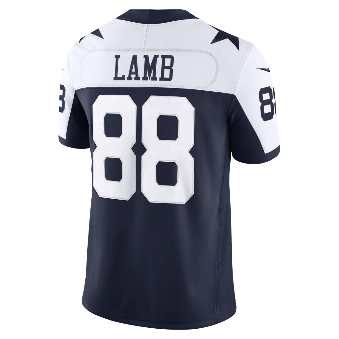 CeeDee Lamb Dallas Cowboys Nike Navy Alternate Vapor F.U.S.E. Stitched Limited Jersey