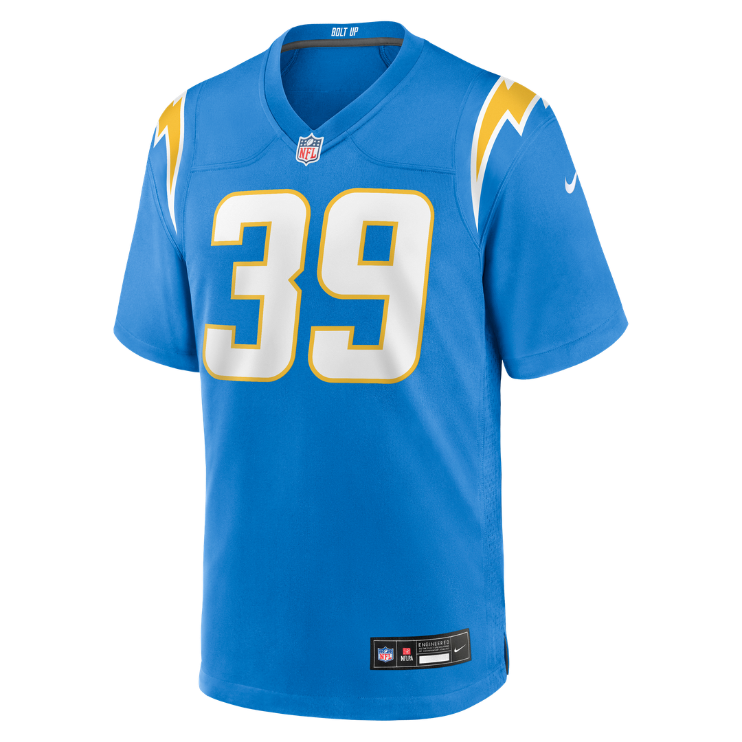 Eric Rogers Los Angeles Chargers Nike Powder Blue Team Game Jersey