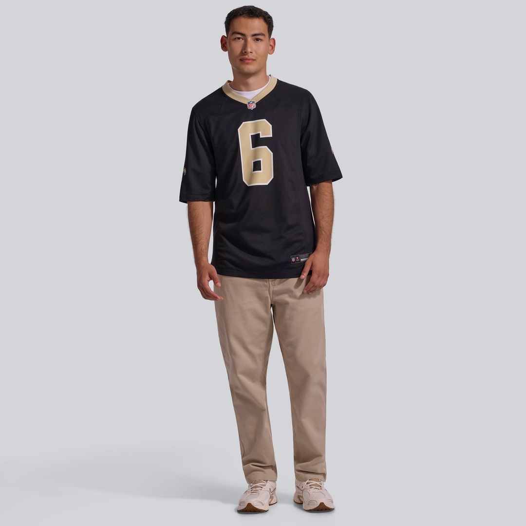 Tyler Shough New Orleans Saints Nike White Game Player Jersey