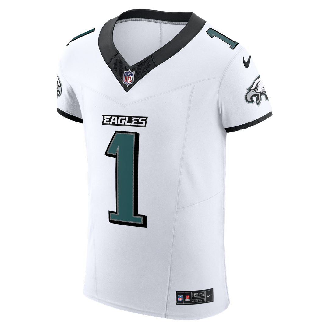 Jalen Hurts Philadelphia Eagles Nike White Vapor F.U.S.E. Elite Jersey
