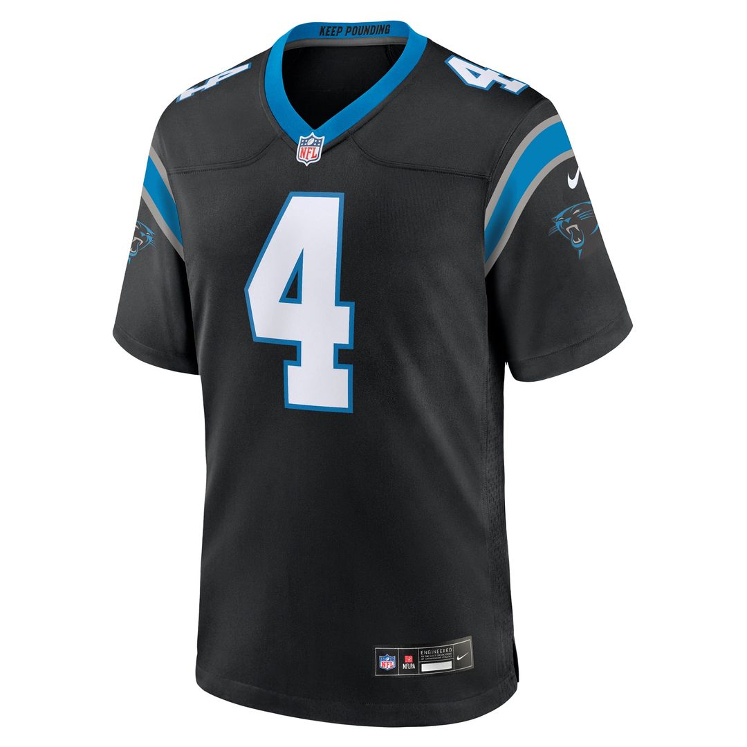 Tetairoa McMillan Carolina Panthers Nike Blue Alternate Game Jersey
