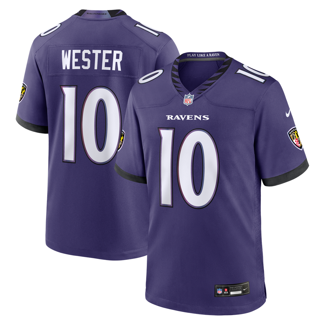 LaJohntay Wester Baltimore Ravens Nike Purple Team Game Jersey