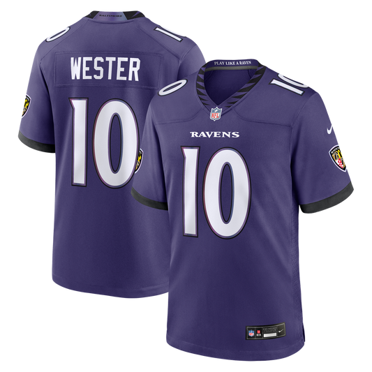 LaJohntay Wester Baltimore Ravens Nike Purple Team Game Jersey
