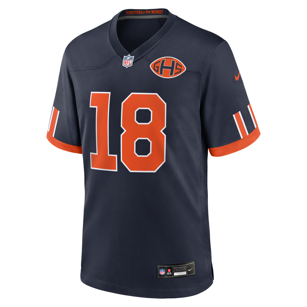 Caleb Williams Chicago Bears Nike Navy 2026 Rivalries Collection Game Jersey