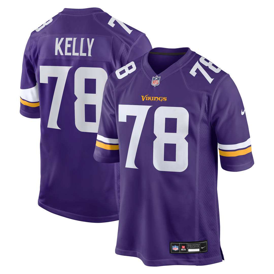 Ryan Kelly Minnesota Vikings Nike Purple Team Game Jersey