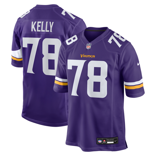 Ryan Kelly Minnesota Vikings Nike Purple Team Game Jersey