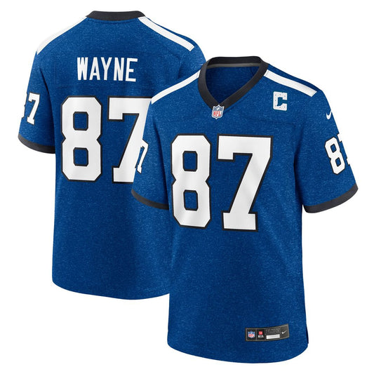 Reggie Wayne Indianapolis Colts Nike Blue Retired Player Alternate Game Jersey